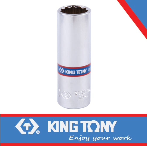 King Tony 1/4" Deep Socket 14Mm 12Pt Chrome