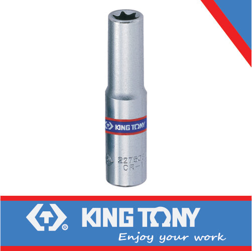 King Tony Socket Torx Female Deep 1/4" X E5