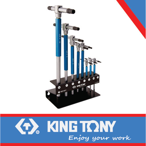 King Tony T-Handle Wrench Set (For Hexagon Head Screws)