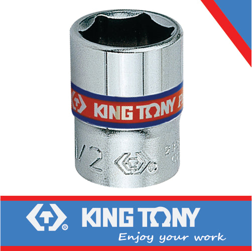 King Tony Socket Standard 1/4" X 3/8" 6P