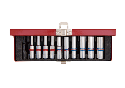 King Tony Socket Set 1/4"Dr Imperial Deep 5/32"-1/2" freeshipping - Africa Tool Distributors