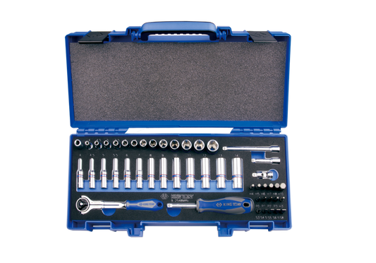 King Tony Socket Set 1/4"Dr 48Pcs Foam freeshipping - Africa Tool Distributors