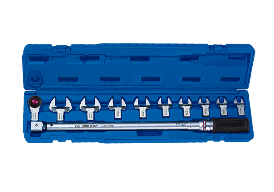 King Tony Torque Wrench Set Interchangeable Set 20-100Nm 11 Pieces freeshipping - Africa Tool Distributors