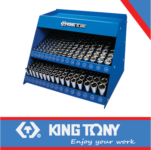 King Tony Socket Shelve Complete 3/8" 268 Pc