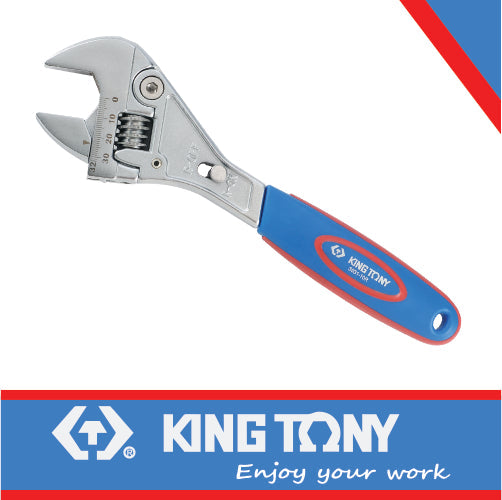 King Tony Wrench Ratchet Adjustable Head 250Mm