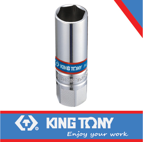 King Tony Socket Spark Plug Rubber 3/8" X 16Mm 6P