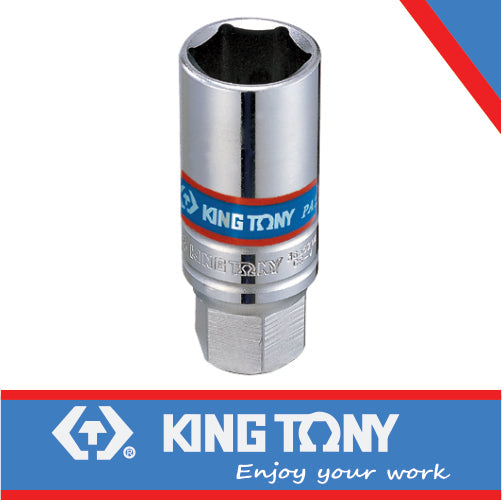 King Tony Socket Spark Plug 1/2" Rubber X 20.8Mm