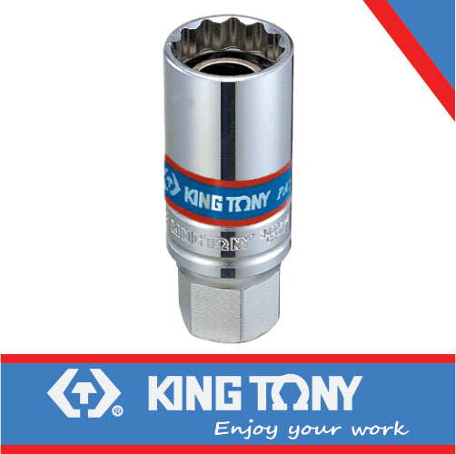 King Tony Socket Spark Plug Magnetic 3/8" X 21Mm