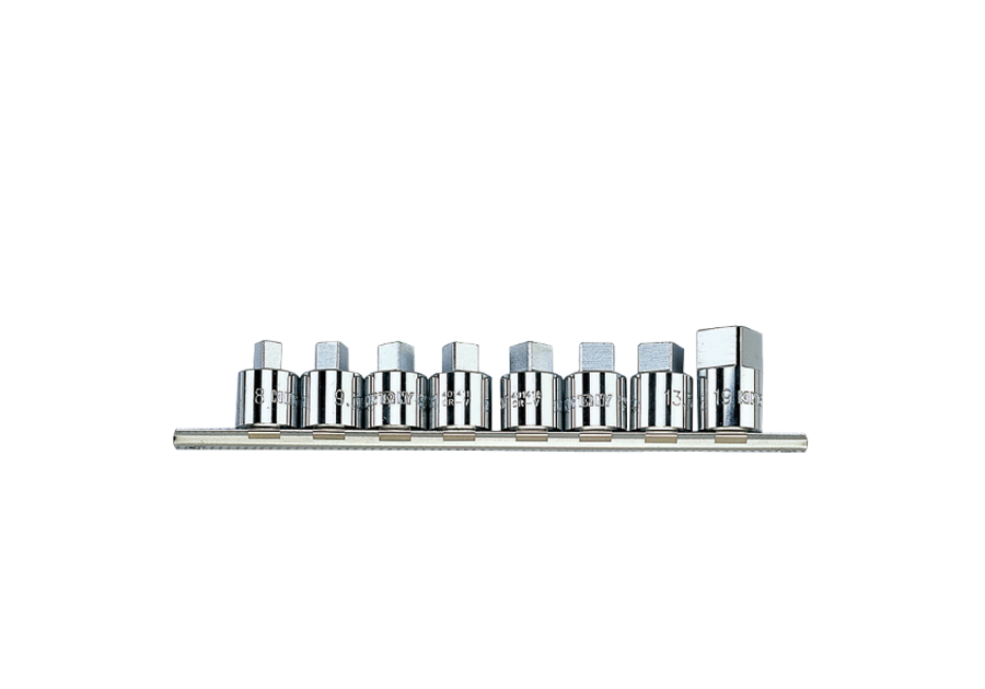 King Tony Sump Plug Socket Set 1/2"Dr  8-19Mm On A Rail 8 Pieces freeshipping - Africa Tool Distributors