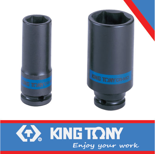 King Tony Socket 1/2" Deep Impact X 18Mm 6P