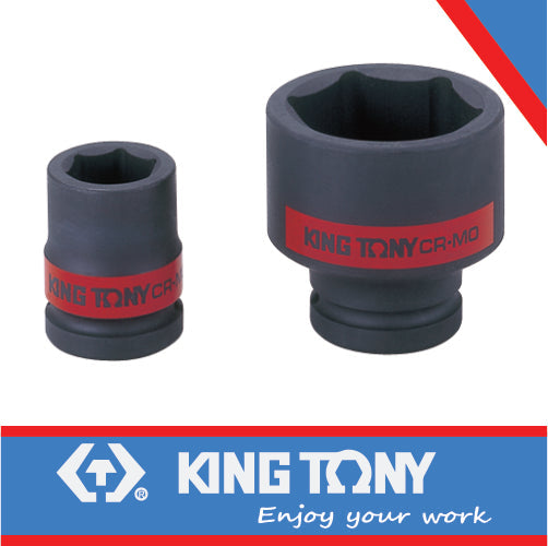 King Tony Socket 1/2" Standard Impact X 1" 6P