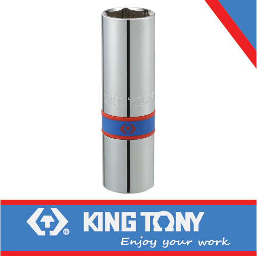 King Tony Socket Spark Plug 1/2" Rubber X 16Mm