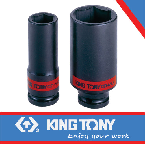 King Tony Socket 1/2" Deep Impact Thin Wall 13/16"