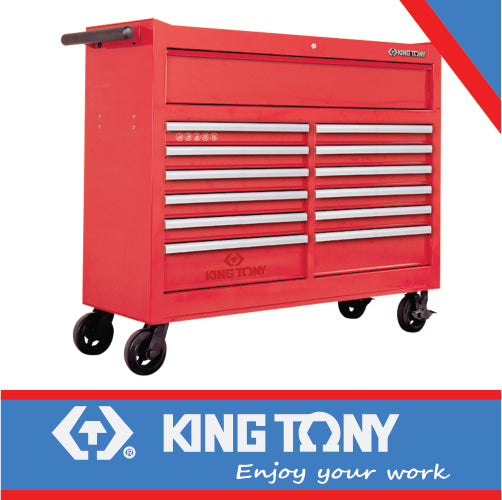 King Tony Tool Trolley 13 Draw Ball Bearing Slides