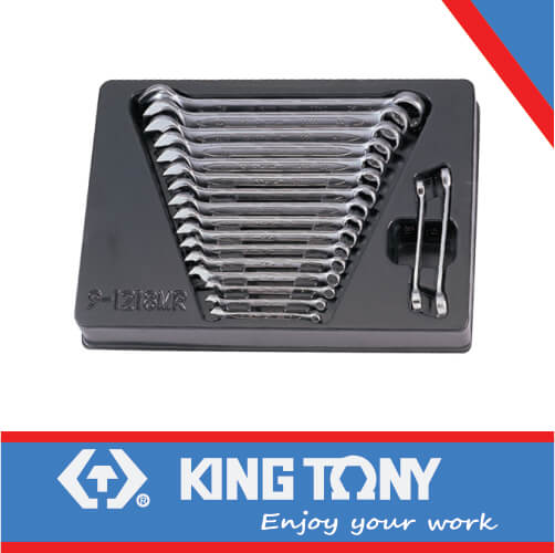 King Tony Spanner Set Mini 8-19Mm 18Pc