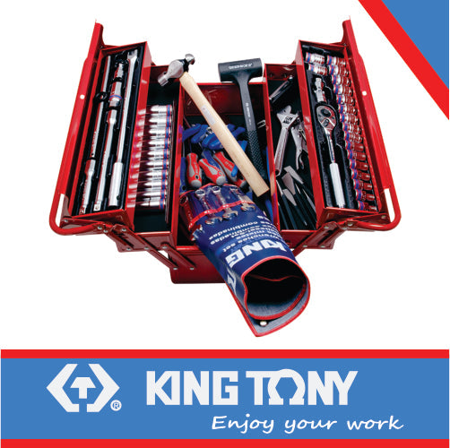 King Tony Tool Box Set Mechanics 81Pc