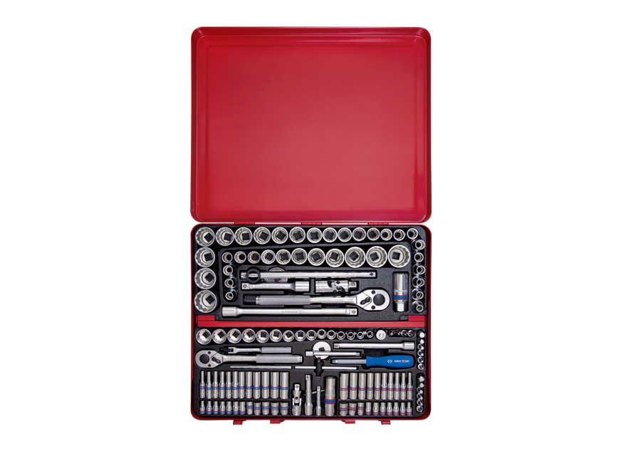 King Tony Combination Socket Set 1/4" 3/8" & 1/2" Dr 135  Pieces freeshipping - Africa Tool Distributors