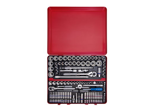 King Tony Combination Socket Set 1/4" 3/8" & 1/2" Dr 135  Pieces freeshipping - Africa Tool Distributors