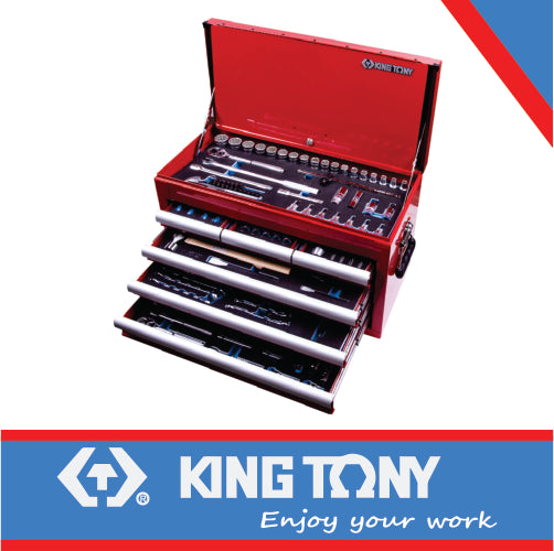 King Tony Tool Chest Set Combination Metric 196 Pieces