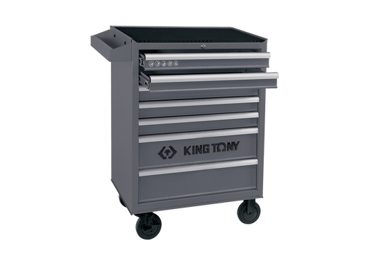 King Tony Tool Trolley - Grey / Black (Empty)