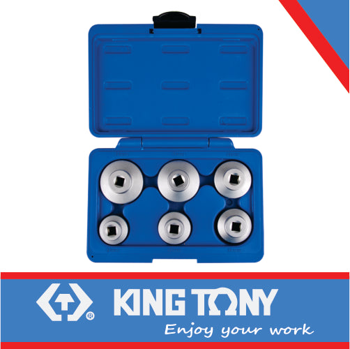 King Tony Oil Filter Socket Wrench Set 6Pc