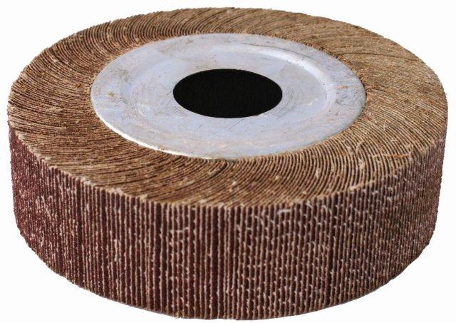 flap wheel 205 x 50 x 25mm bore 80 grit per each