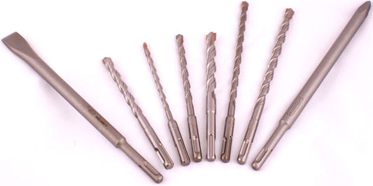 Sds Mixed Drill Bits 6 8 10 12 X 160Mm 8 10 X 210Mm 2 X 250Mm Chisel I freeshipping - Africa Tool Distributors