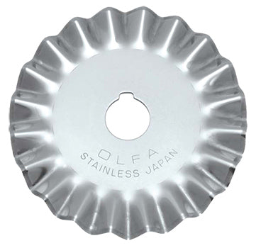 OLFA BLADES ROTARY PINKING CUTTER 1/PK 45MM