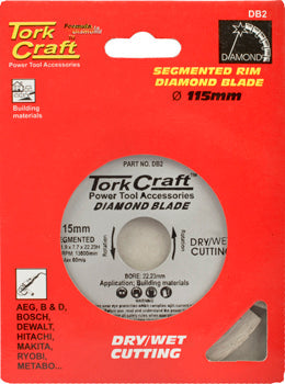 Tork Craft DIAMOND BLADE SEGMENTED 115MM