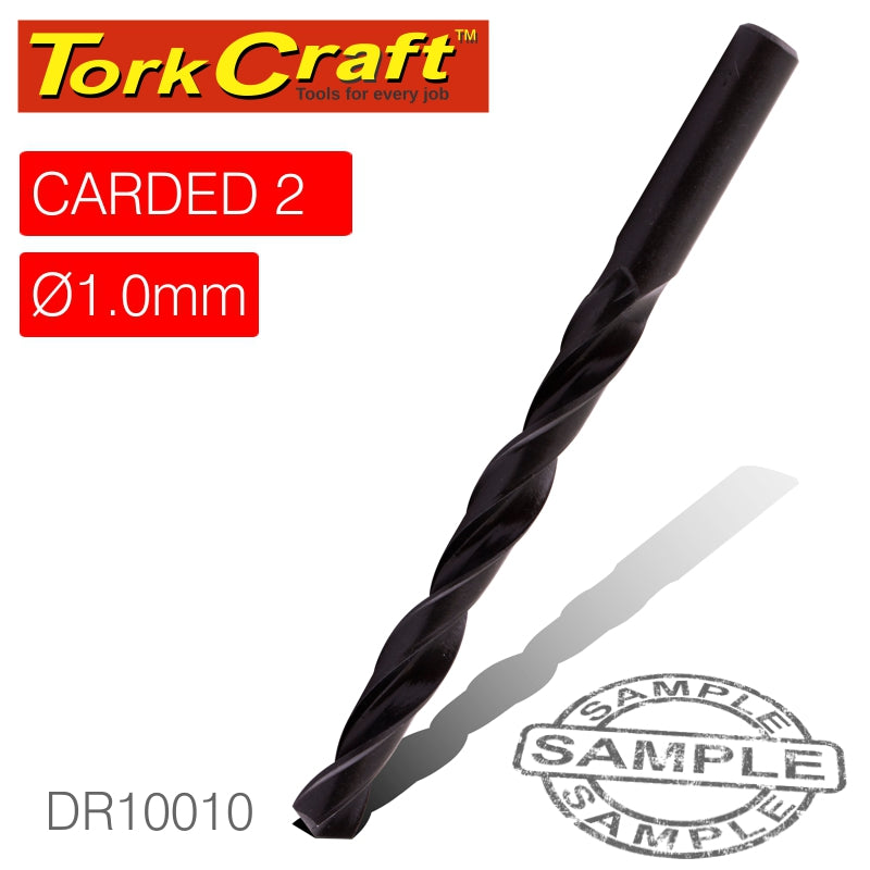 Drill Bit Hss Standard 1.0Mm 2/Card freeshipping - Africa Tool Distributors