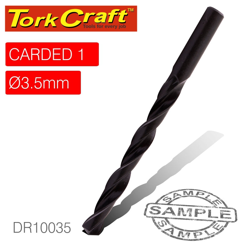 Drill Bit Hss Standard 3.5Mm 1/Card freeshipping - Africa Tool Distributors