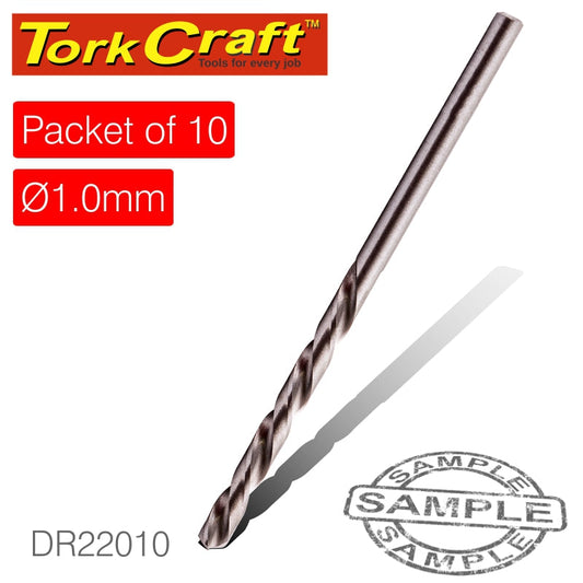 Drill Bit Hss Industrial 1.0Mm 135Deg Packet Of 10 freeshipping - Africa Tool Distributors