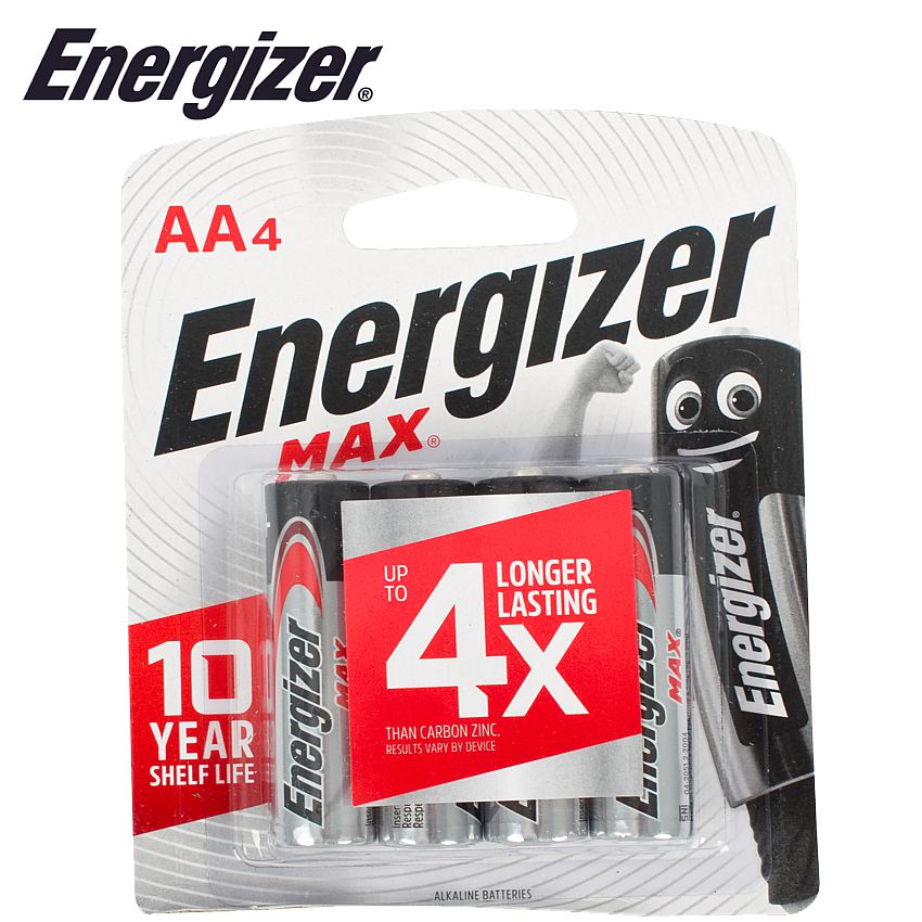 Energizer Max Aa - 4 Pack (Moq 12) freeshipping - Africa Tool Distributors