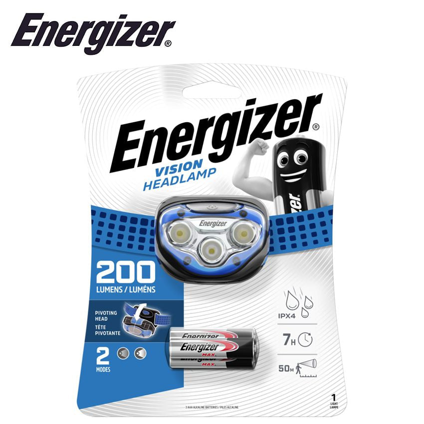 Energizer 200Lum Vision Headlight Blue