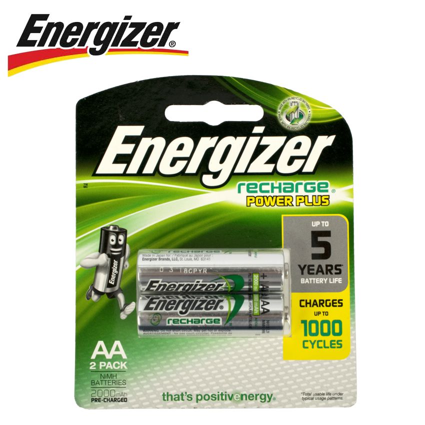 Energizer Recharge 2000Mah   Aa - 2 Pack (Moq6) freeshipping - Africa Tool Distributors