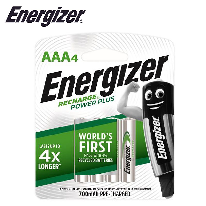 Energizer Recharge 700Mah   Aaa - 4 Pack (Moq6) freeshipping - Africa Tool Distributors