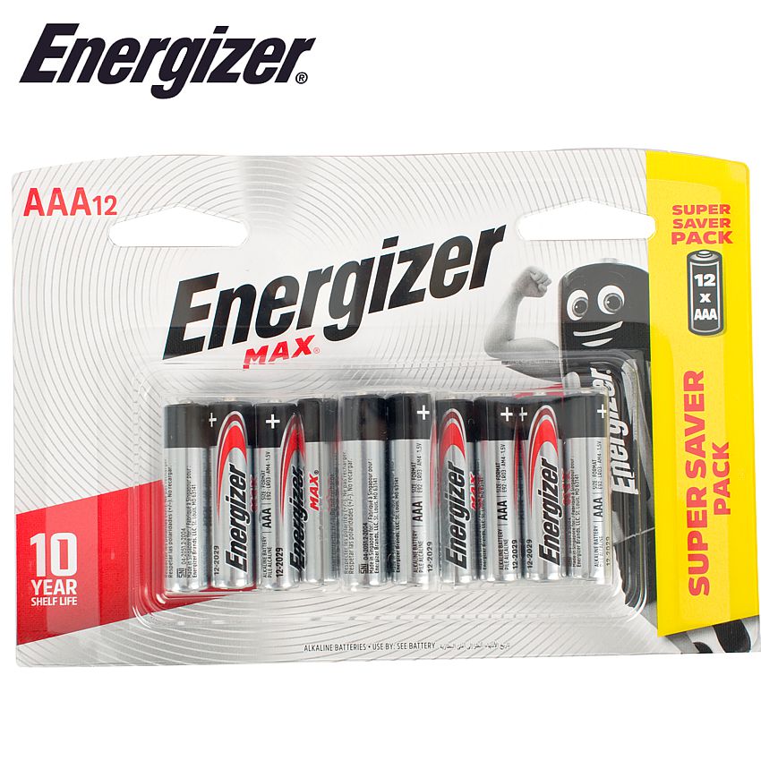 Energizer Max: Aaa - 12 Pack (Moq 12) freeshipping - Africa Tool Distributors