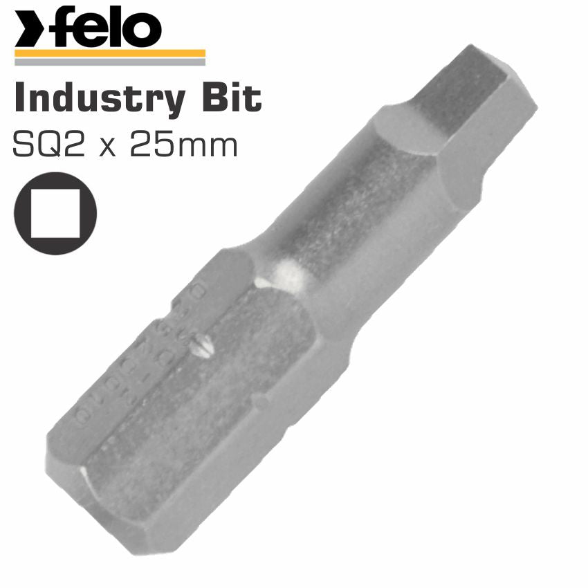 Felo Square Sq2 X 25Mm Insert Bit freeshipping - Africa Tool Distributors