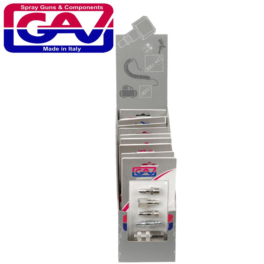 Quick Coupler Set 5Piece In Box Of 10 Pdq