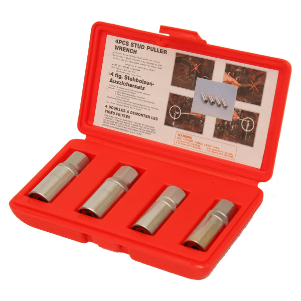 Micro-Tec Stud Puller / Stud Extractor Set 4 Pcs M6 - M12