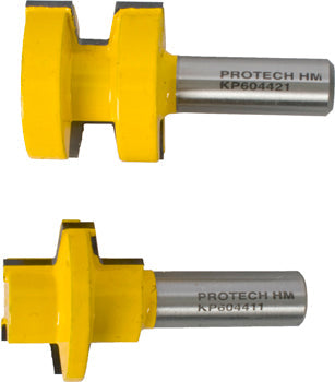 Pro-Tech GLUE JOINT SET 38MM X 28MM 2 PIECE SET 1/2' SHANK