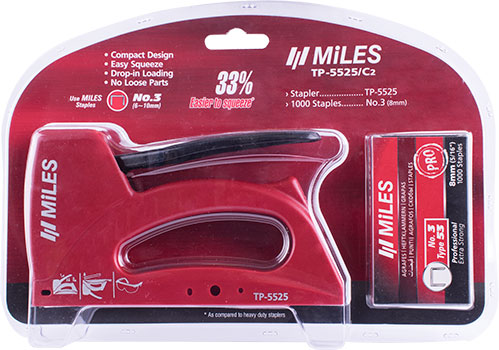 staple gun kit abs body incl 22g 8mm jt21 stap reload ind