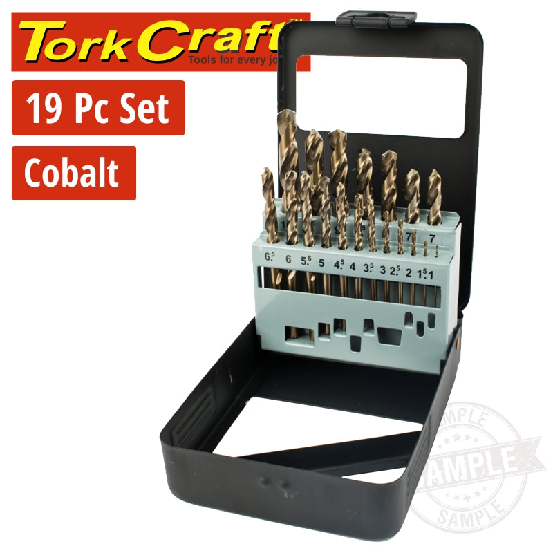 Drill Bit Set Cobalt 19Pce 1- 10Mm freeshipping - Africa Tool Distributors