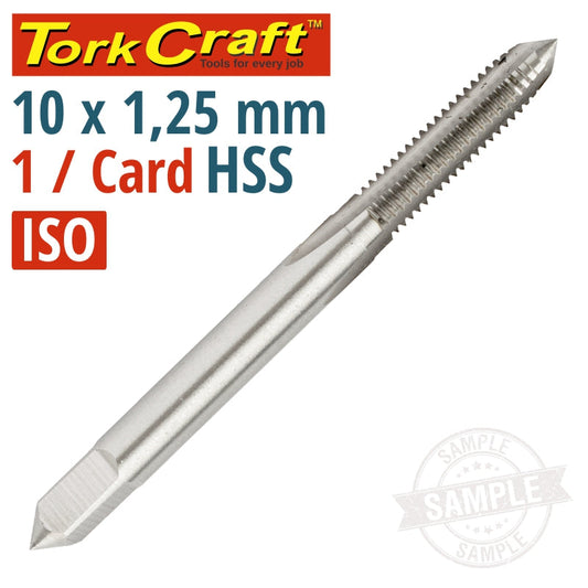 Tap Hss 10Mm X 1.25 1 Per Card freeshipping - Africa Tool Distributors