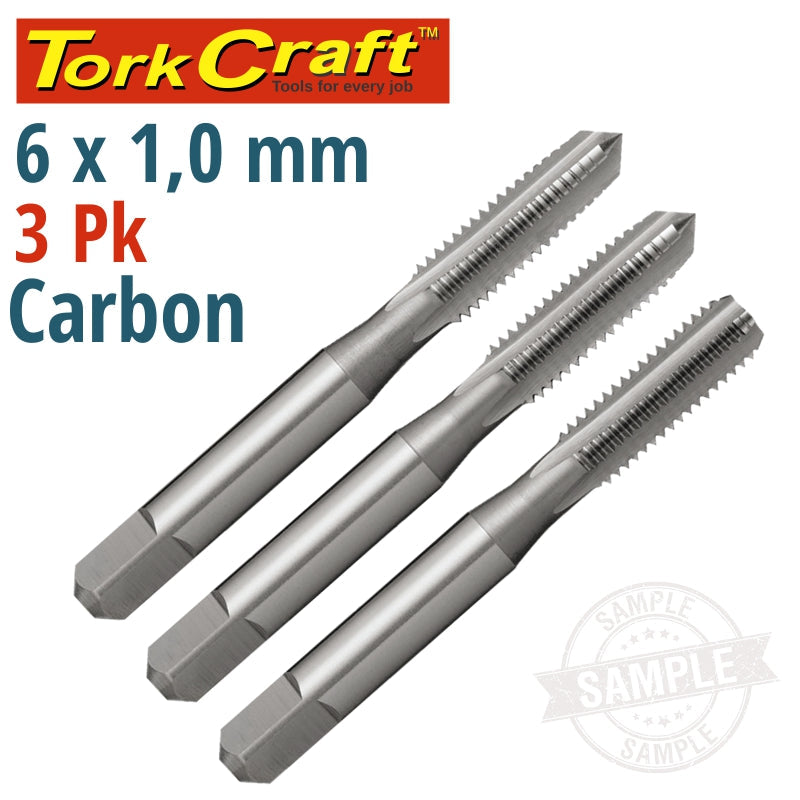 Taps Carb.Steel 6X1.0Mm 3/Pack freeshipping - Africa Tool Distributors