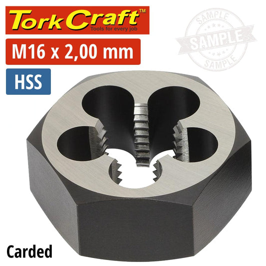 Die Hss Hex 16X2.00Mm 1/Card freeshipping - Africa Tool Distributors