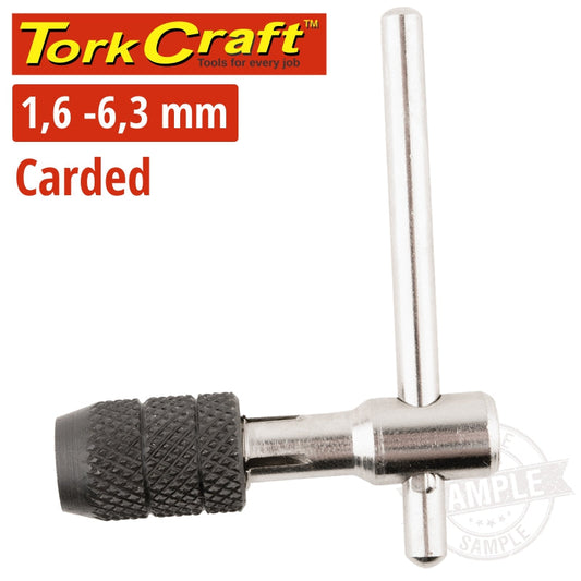 T Tap Wrench 1.6-6.3Mm Carded freeshipping - Africa Tool Distributors