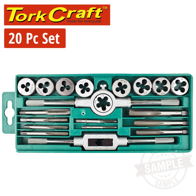 Tap & Die Set 20Pce In Plastic Case freeshipping - Africa Tool Distributors