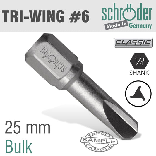 Triwing No6X25Mm Classic Bit freeshipping - Africa Tool Distributors