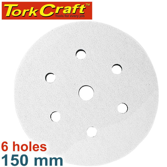 Tork Craft Interface Cushion Pad 150Mm Hook And Loop 6 Holes freeshipping - Africa Tool Distributors